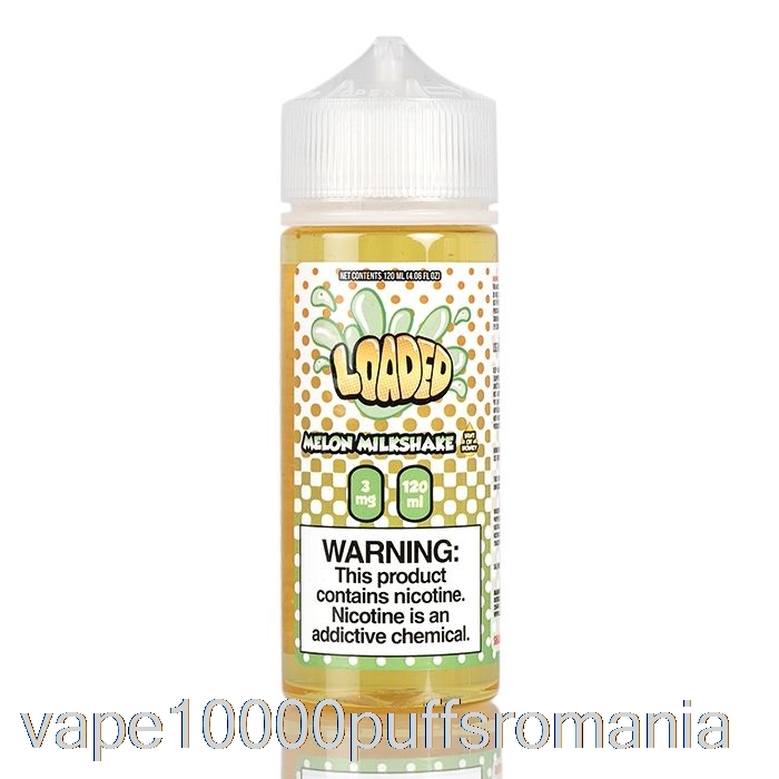 Vape Romania Milkshake Pepene Galben - E-lichid încărcat - Vapori Nemilos - 120ml 6mg
